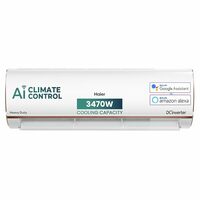 Haier 1 Ton 4 Star AI Climate Control Smart Split AC (White)