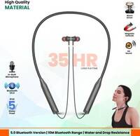 Boom 35 Hours Playback, ASAP Charge, IPX7, Dual Pairing and Bluetooth v5.0 Bluetooth  (Black, In the Ear)