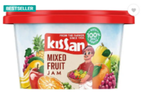Kissan mixed fruit jam - 90gm (pack of 3)