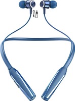 CARRON Rock - 48 Hour Playtime Bluetooth Headphone Neckband Earphone (Blue17) Bluetooth Headset (Blue, In the Ear)
