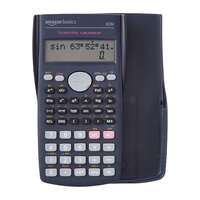 amazon basics AB-82MS 240 Functions and 2-Line Display Scientific Calculator | 240 Function Scientific Calculator | 2-Line Large Display,