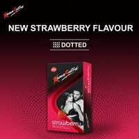 Amazon Fresh - KamaSutra Strawberry Flavoured Condoms for Men, 10 Count [Location Specific]