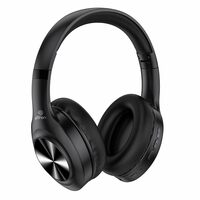 pTron Studio Pro 65hrs Playtime Wireless Over Ear Headphones (Black)