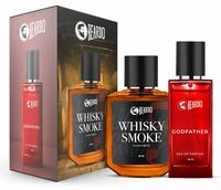 BEARDO Men Whisky Smoke & Godfather Perfume Combo for Men (50 Ml X 2) [Apply 8% Off Coupon]