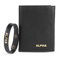 Alpha Premium Leather Mens Wallet - 100% Ethically Sourced Top Grain Leather