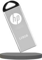 HP x220x 128 GB Pen Drive Compatible with Mobile, Laptop, Desktop Computer, Tablet, Audio Player USB 2.0 Metal Case  (Silver)