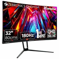 ZEBRONICS N32A 32"(80 cm) 1500R Curved Gaming Monitor, QHD 2560x1440, Antiglare, 300Nits Apply ₹3000 coupon