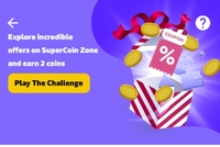 Flipkart challenge : Super Coins Zone Challenge: Get 2 supercoin 