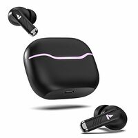 boAt Immortal 125 TWS in-Ear Earbuds w/up to 40 hrs Playtime, Quad Mics with ENx Tech, Beast Mode with 40 ms Super Low Latency, ASAP Charge, IPX4 Resistance, RGB LED Lights, BT v5.3(Black Sabre)