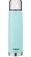 Limited-time deal: Amazon Brand Solimo Stainless Steel Thermos Flask Bottle, 1000 ml, Deep Blue  