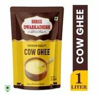 SHREE DWARKADHISH Premium Desi Cow Ghee 1L Pouch 