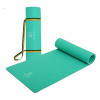 WiseLife Classic TPE 10 MM Yoga Mat with Yoga Strap for Men & Women