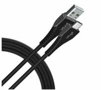 Zepto - pTron Solero T241 Cable 2.4A USB to Type-C Fast Charge 1m Tangle-free | 480Mbps Data Transfer - Black(location/account specific)