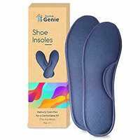 Home Genie Memory Foam Shoes Insole | shoe Insoles for All Shoes | Shoe Insole for heel pain | Super Soft Absorption Pads Comfortable, Soft, Durable, Washable (Size - 7, Pack of 1, Blue) 
