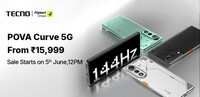 Tecno Pova Curve 5G starting from ₹15999