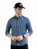 The Indian Garage Co Men's Cotton Slim Fit Shirt