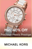 Michael Kors: Upto 40% - 60% Off on Women Analogue Watch 