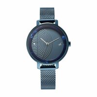 Fastrack Younique Quartz Analog Blue Dial Stainless Steel Strap Watch for Girls [Apply 5% Off Coupon]