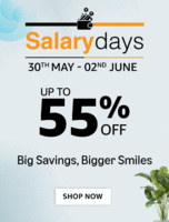 Amazon Salary Days  Up to 55% off +  10% off with Bank Cards 30th May - 02nd June