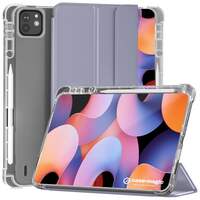 Case-Magic Smart Folio Case for Xiaomi Mi Pad 6 – Auto Sleep/Wake, Trifold Stand, Pencil Holder, Slim PU & TPU Design (Grey) At Just Rs.549
