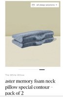 [OOS] Cred Store- The White Willow Memory Foam Pillow Set of 2