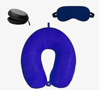  BigPlayer Neck Pillow Travel Set with Eye Mask