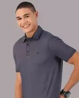 STELLERS Solid Polo Collar T-shirt Starting @287