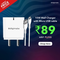 Shopclues: 15W Single Wall Charger with Micro USB Cable