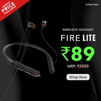 96% Off: Wireless Neckband only at Rs 89 - Hot Deal of the Day