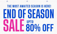 Caprese End of Season : Upto 80% off + Extra 5% Off On Prepaid Orders 