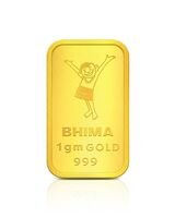 Ajio Bhima 1 gm Gold Bar 24 Kt (999) and other 999 gold bars - SBI CC