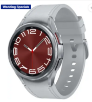 SAMSUNG - Galaxy Watch6 Classic Bluetooth  (Silver Strap, 47mm)