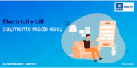 Bajaj - Cashback of 5% up to Rs.50/- after Electricity Bill Payment at least Rs. 200/-