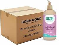 Born Good Plant Based Arctic Air Fragrance Toilet Bowl Cleaner, Biodegradable, Non-Toxic And Eco-Friendly - 500 ml (Pack of 20)