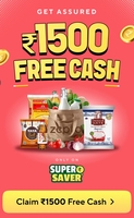 Zepto SuperSaver: Place 6 Orders to claim 1500 Free Cash 