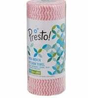  Amazon Brand - Presto! Non-woven Kitchen Towel Roll | 80 Pulls 