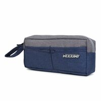 Wooum Pen Storage Bag/Pen Organizer/Pen Case/Pencil Pouch/Pen Bag/Office Supplies/Students School Supplies Stationery - Greyblue