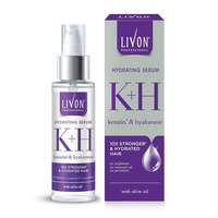 Livon Professional Hydrating Serum for Women & Men | With Keratin, Hyaluronic & Olive Oil | For Stronger, Hydrated & Frizz-free Hair | No Paraben, Sulphate or Mineral Oil | All Hair Types | 100ml