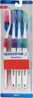 SENSODYNE Sensitive with soft rounded bristles Soft Toothbrush (Pack of 4)