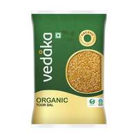 Fresh - Amazon Brand - Vedaka Organic Toor Dal 1 kg (location specific)