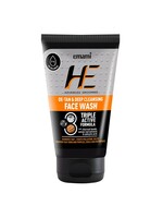 HE Triple Active Formula De-Tan & Deep Cleansing Face Wash With Charcoal & Vetiver- 100ml