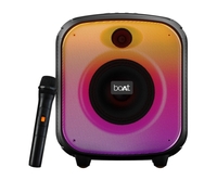 boAt Bluetooth Speaker with RGB Lights (PartyPal 63 Pro, 30W, Midnight Black) (location specific)