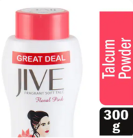 Jive Jive Floral Pink Talc Powder 300 g