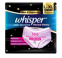 Instamart - Whisper Super Absorbent Period Panty, L-XL Panties (location specific)