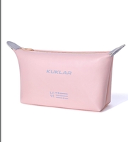 KUKLAR Small Pouch Toiletry Bag for Women Waterproof Makeup Pouch for Purse Travel Portable Zip Pouch Aesthetic Bag (Pink)