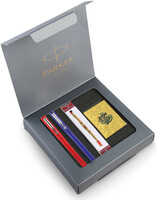 PARKER - Designer Plastic (PVC) Pen Set  (2 Pen, 1 Rakhi, 1 Roli Pack)