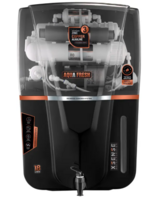 Aqua Fresh Smoke Audi 18 ltr drink pure India 1st BIS 18 L RO + UV + UF + TDS + ALK + Copper Water Purifier (Smoke, Black)