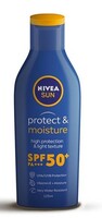 NIVEA Sun Protect And Normal Moisture 125Ml Spf 50 Advanced Sunscreen For Instant Protection| Pa+++ Uva - Uvb Protection System| Vitamin E + Moisture| Very Water Resistant| For Men & Women