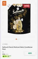 French Perfume Fabric Conditioner Pack 2L at 95