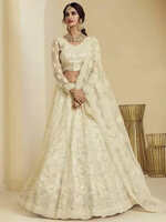 Take a look at this Embroidered, Self Design, Solid, Embellished Semi Stitched Lehenga Choli on Flipkart